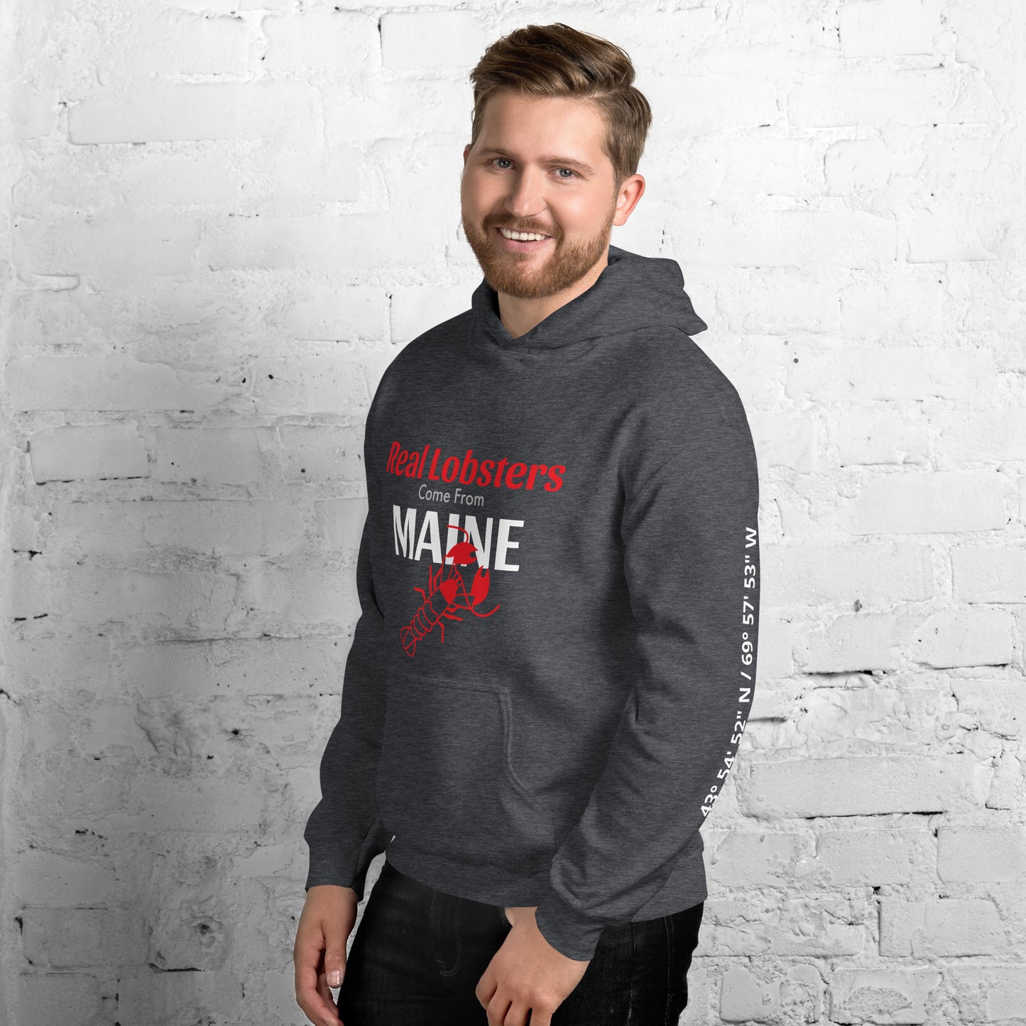 Real Lobsters Come From Maine Unisex Hoodie