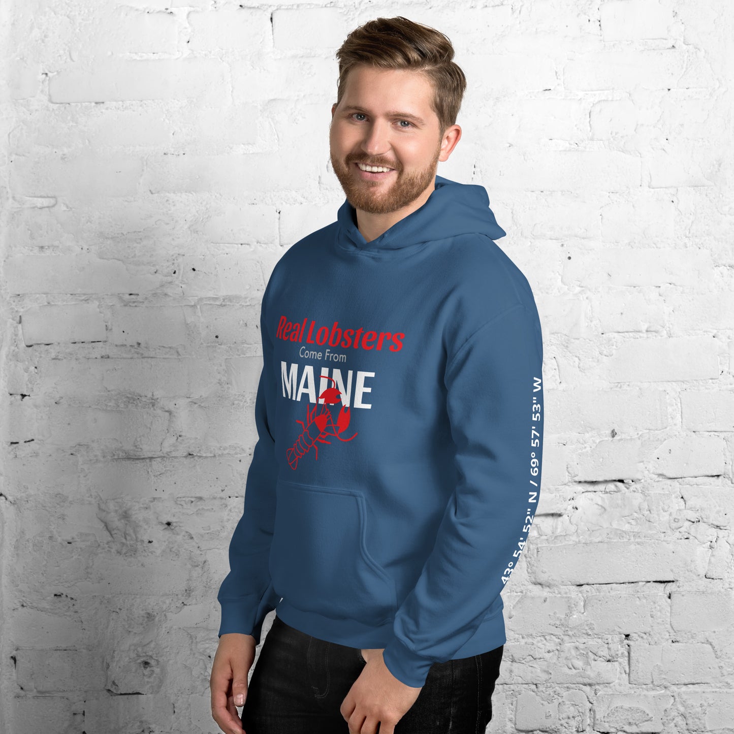 Real Lobsters Come From Maine Unisex Hoodie