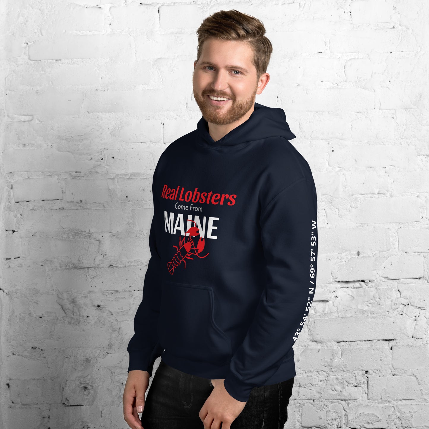 Real Lobsters Come From Maine Unisex Hoodie