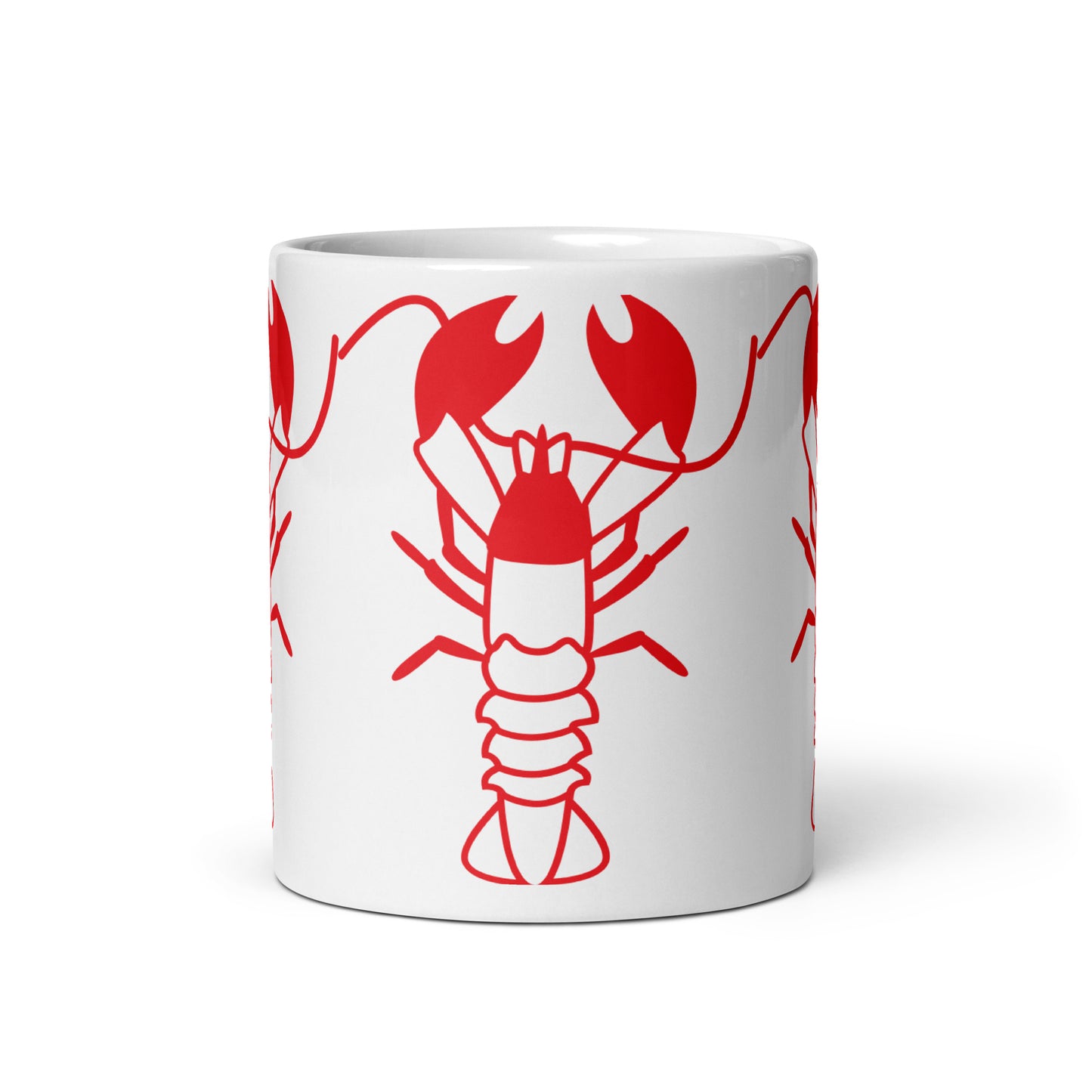 Maine Lobster White glossy mug