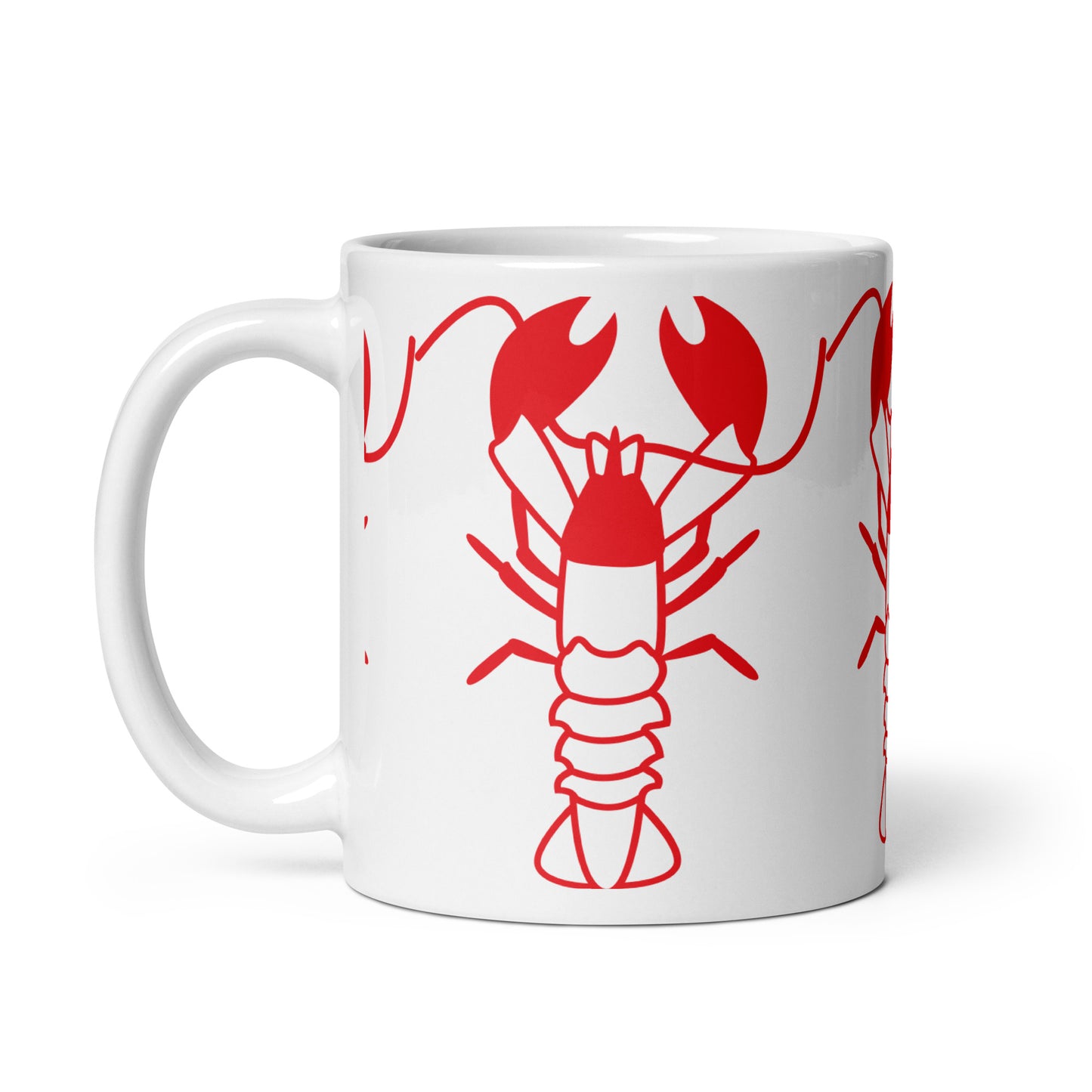 Maine Lobster White glossy mug