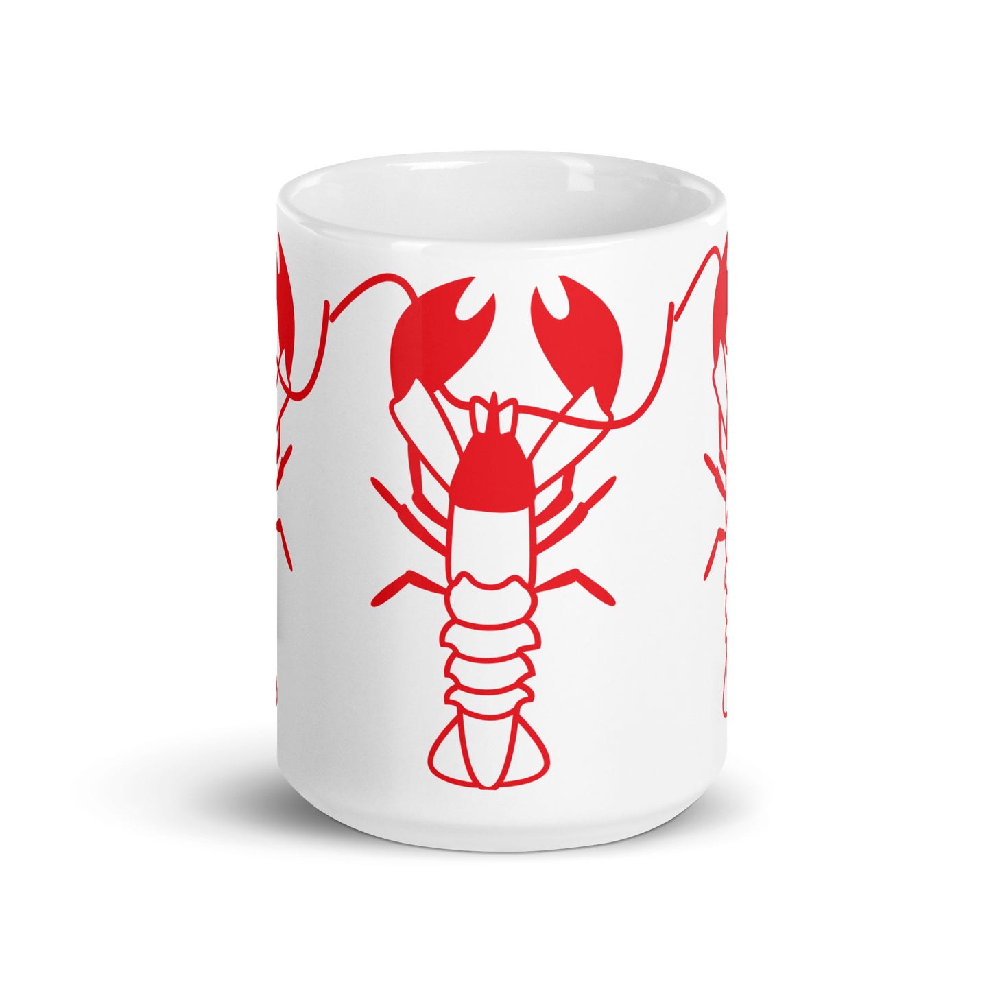 Maine Lobster White glossy mug