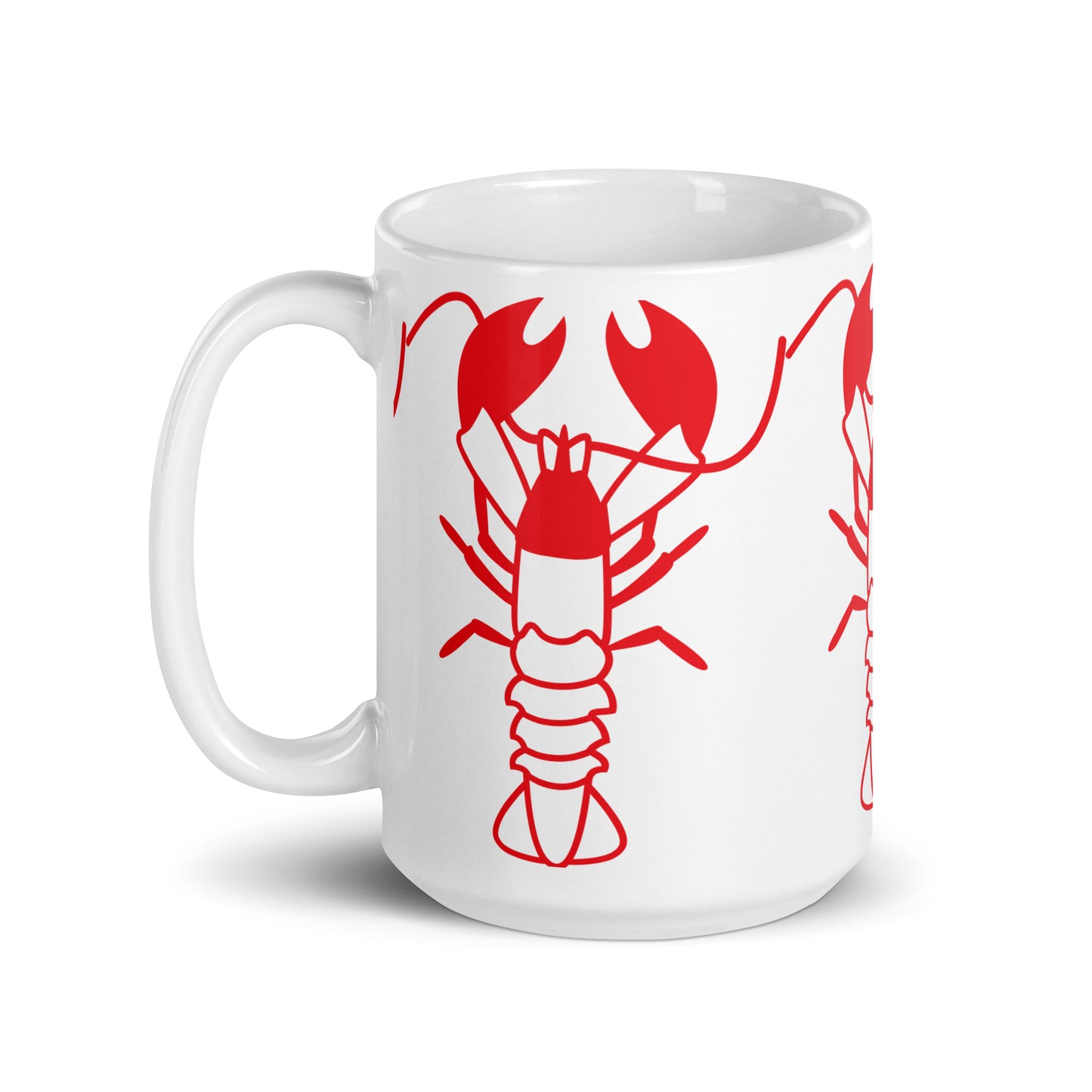 Maine Lobster White glossy mug