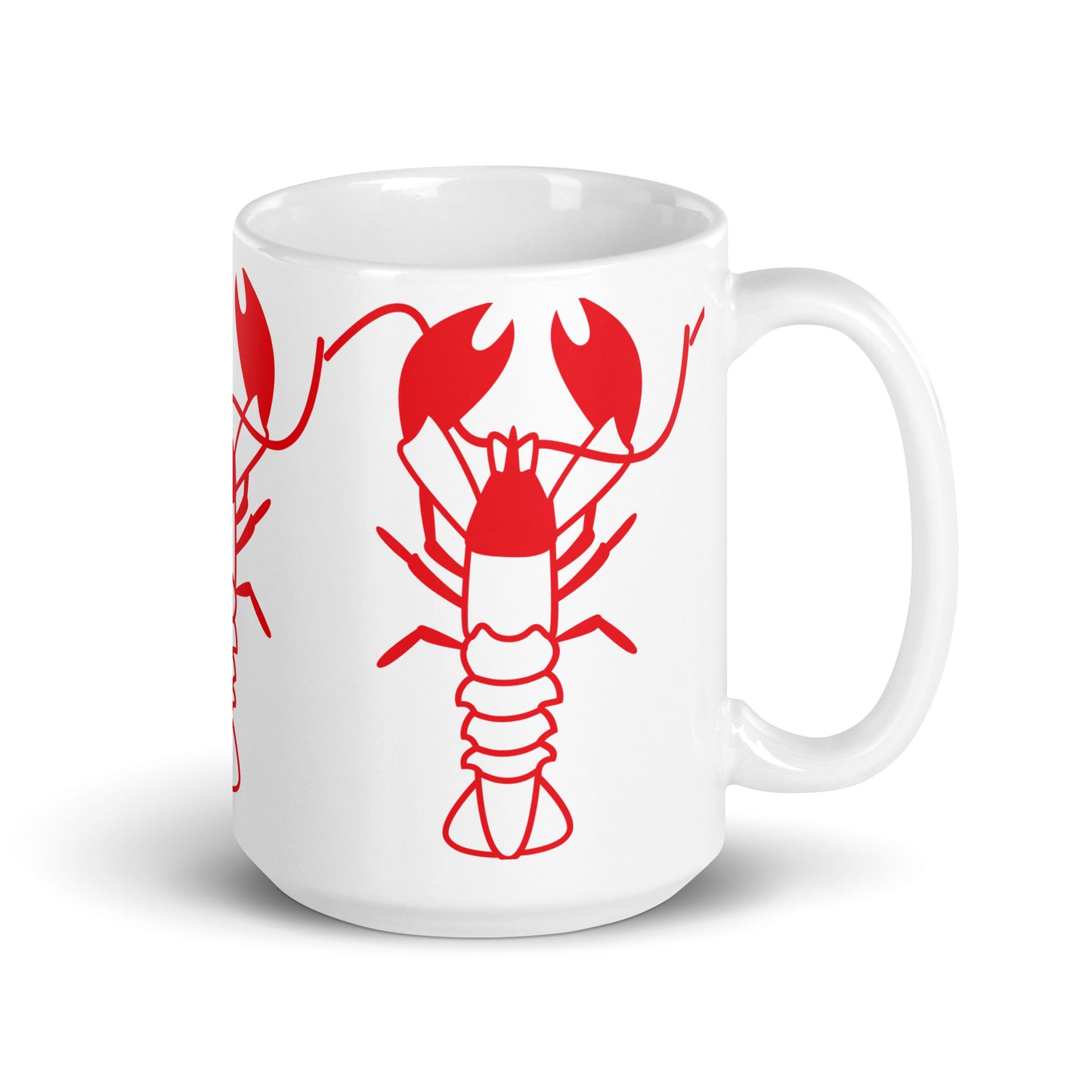Maine Lobster White glossy mug