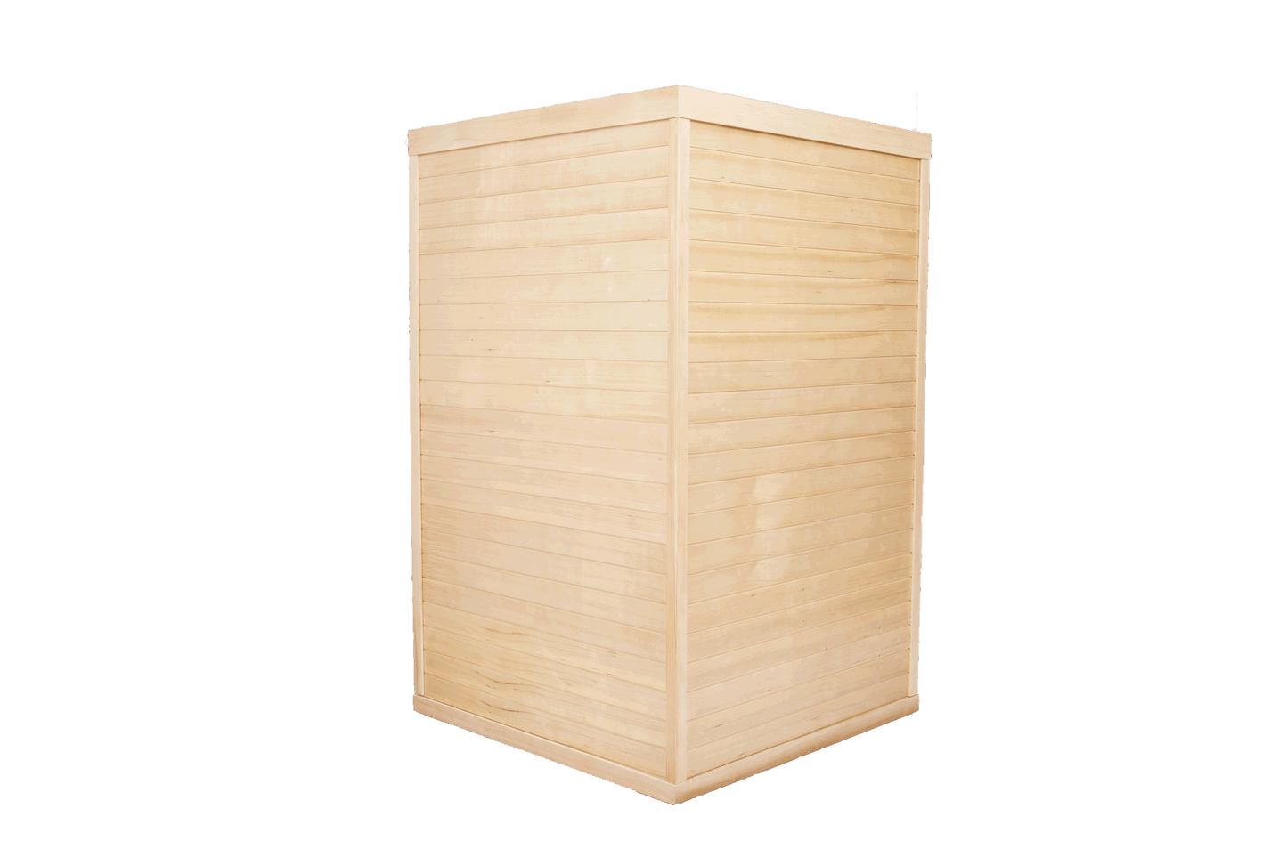 Pentagonal hemlock sauna room