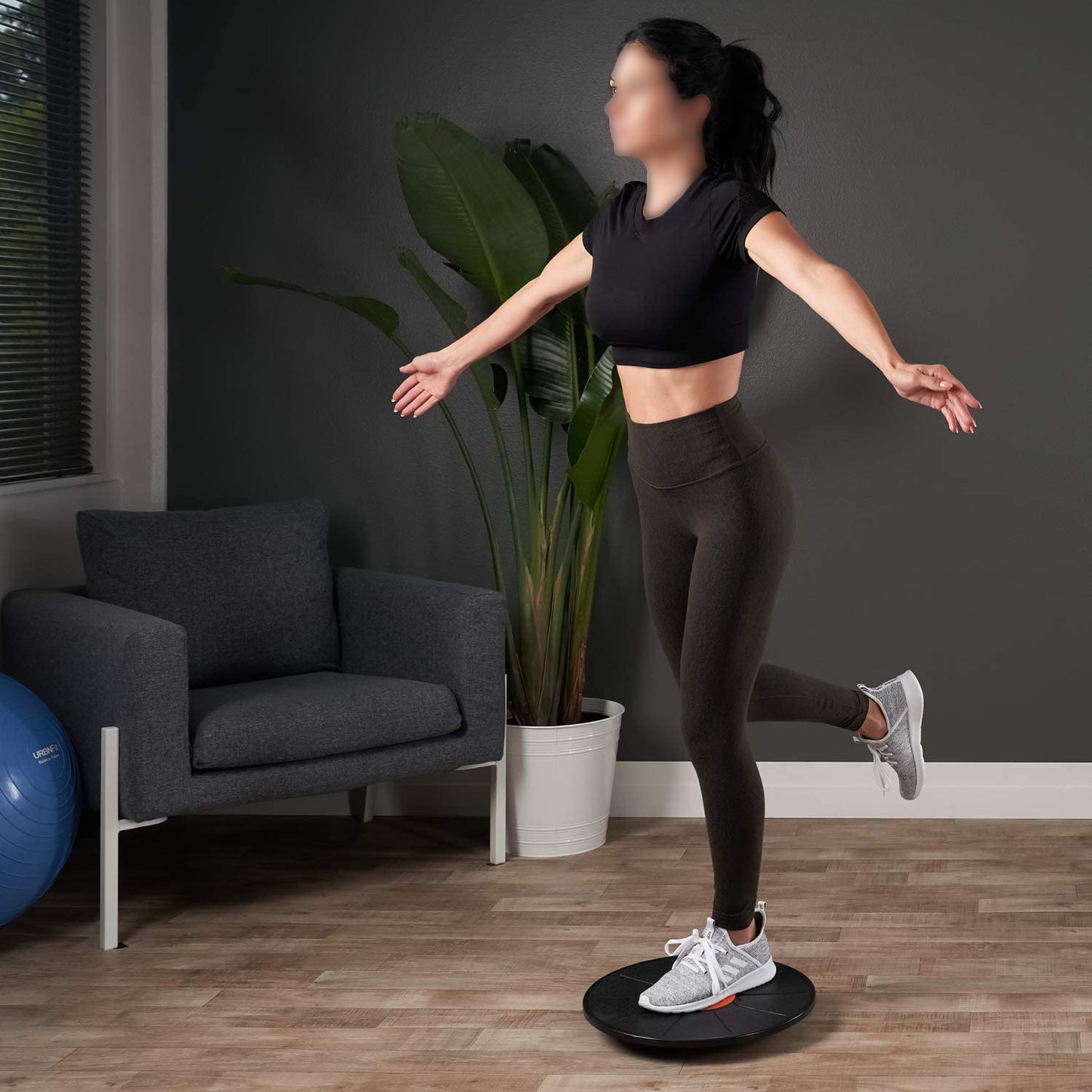 Balancing Board Standing Desk Balance Board for Under Desk Exercise Helps Increase Strength and Flexibility Full Body Exercise Balance Stability Trainer